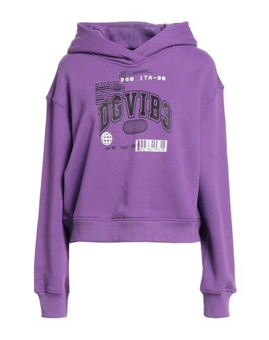 Dolce & Gabbana Woman Sweatshirt Purple Size 8 Cotton