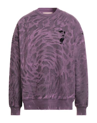 An Other Date Man Sweatshirt Purple Size Xl Cotton In Purple