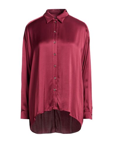 Ottod'ame Woman Shirt Garnet Size 6 Viscose In Red