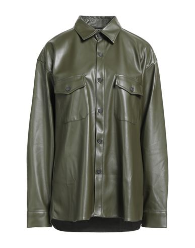 Imperial Woman Shirt Military Green Size L Polyurethane In Green