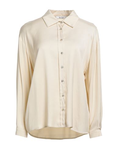 Wu'side Woman Shirt Beige Size L/xl Viscose In Sand