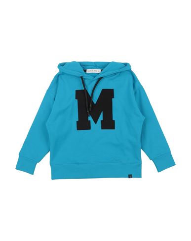 Manuel Ritz Toddler Boy Sweatshirt Turquoise Size 6 Cotton, Polyester In Blue