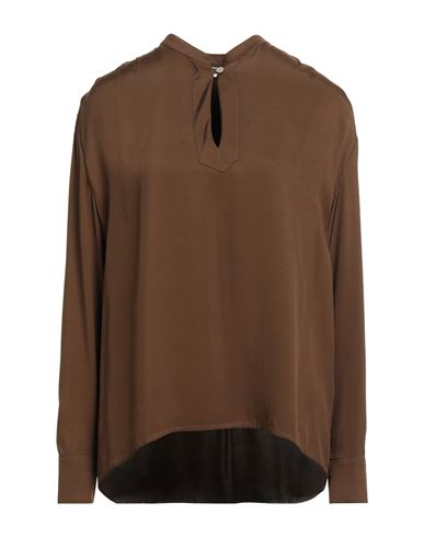 Wu'side Woman Top Military Green Size M/l Viscose In Green