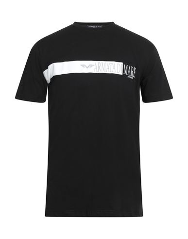 Armata Di Mare Jeans Man T-shirt Black Size Xxl Cotton In Black
