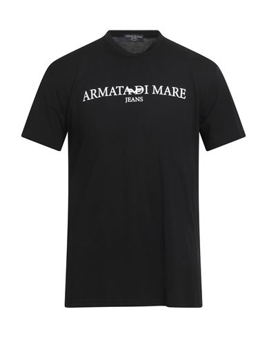 Armata Di Mare Jeans Man T-shirt Black Size Xxl Cotton In Black