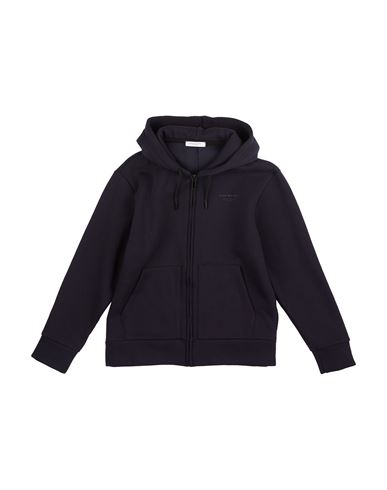 Paolo Pecora Toddler Boy Sweatshirt Midnight Blue Size 6 Cotton, Polyester In Blue