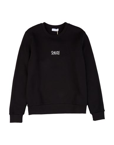 Gaudì Jeans Toddler Boy Sweatshirt Black Size 6 Cotton In Black