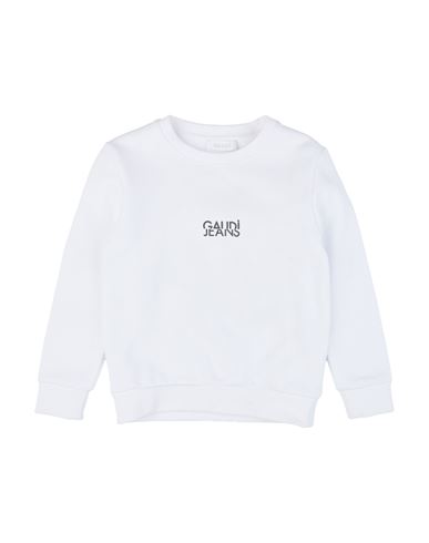 Gaudì Jeans Toddler Boy Sweatshirt White Size 4 Cotton In White