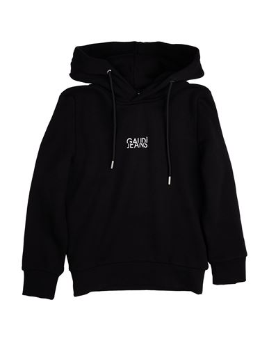 Gaudì Jeans Toddler Boy Sweatshirt Black Size 6 Cotton In Black
