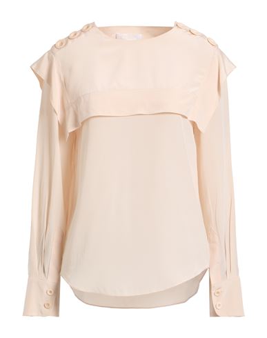 Chloé Woman Top Blush Size 8 Silk In Pink