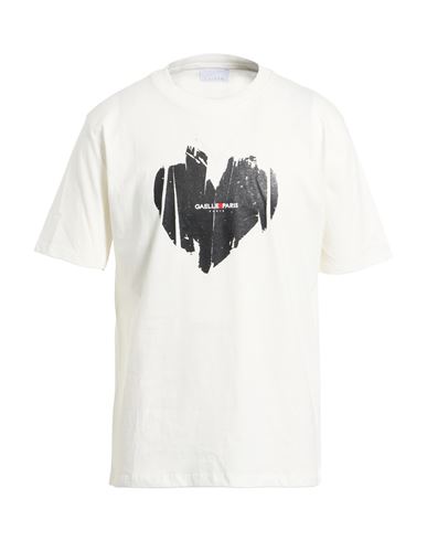 Gaelle Paris Gaëlle Paris Man T-shirt White Size Xl Cotton In White