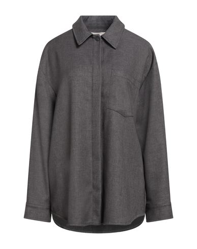 Kartika Woman Shirt Lead Size 10 Polyester In Gray