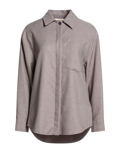 Kartika Woman Shirt Grey Size 10 Polyester In Gray