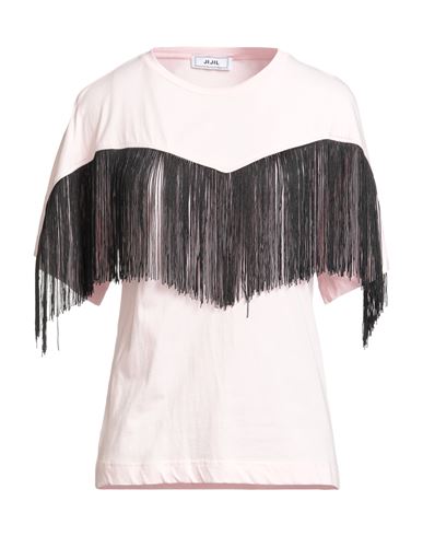 Jijil Woman T-shirt Pink Size 8 Cotton