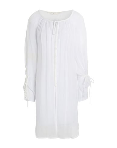 Isabel Benenato Woman Shirt Ivory Size 6 Cotton, Silk In White