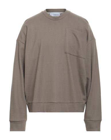 Costumein Man Sweatshirt Midnight Blue Size Xl Virgin Wool, Polyamide In Brown