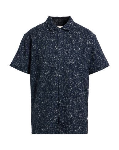 Ymc You Must Create Man Shirt Navy Size L Cotton In Blue