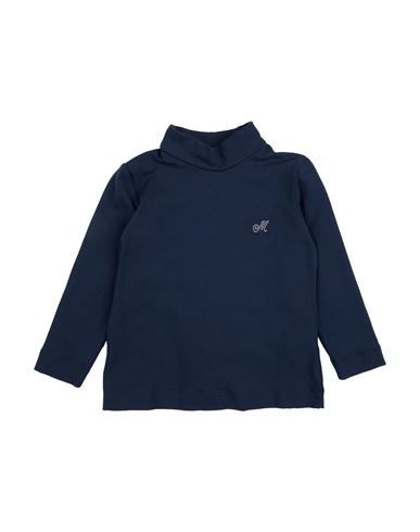 Monnalisa Toddler Girl T-shirt Navy Size 6 Cotton, Elastane In Blue