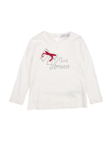Monnalisa Toddler Girl T-shirt White Size 5 Cotton In White