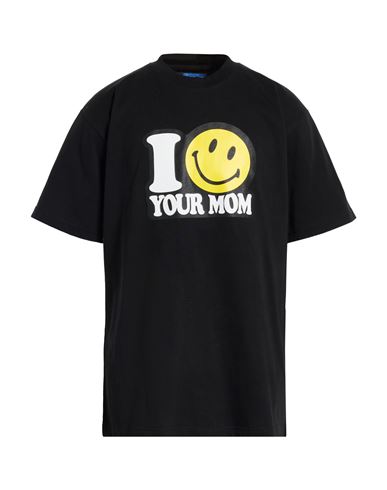 Market Man T-shirt Black Size L Cotton In Black