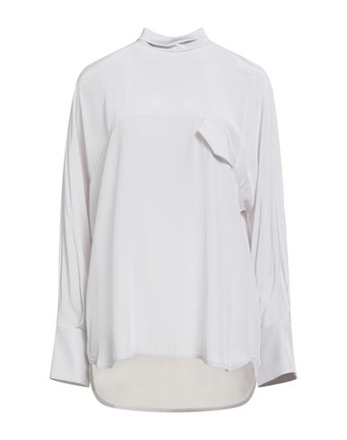 Tela Woman Top Light Grey Size 6 Viscose In Gray
