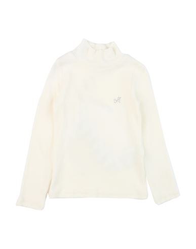 Monnalisa Toddler Girl T-shirt Cream Size 7 Viscose, Elastane In White