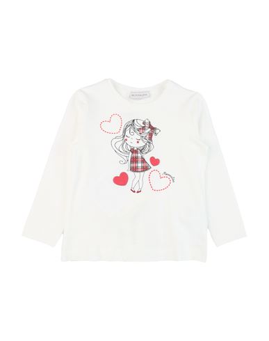 Monnalisa Graphic-print Cotton T-shirt In White