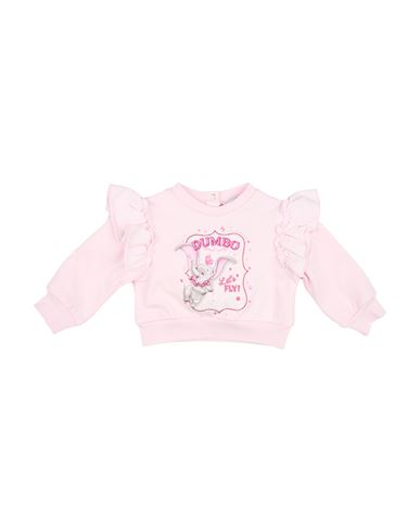 Monnalisa Disney Newborn Girl Sweatshirt Pink Size 3 Cotton, Elastane In Pink