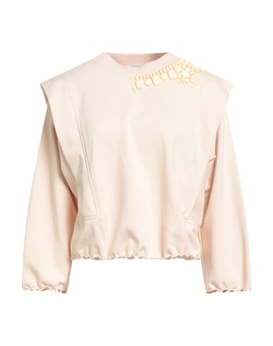 Jijil Woman Sweatshirt Blush Size 4 Cotton, Polyester In Pink
