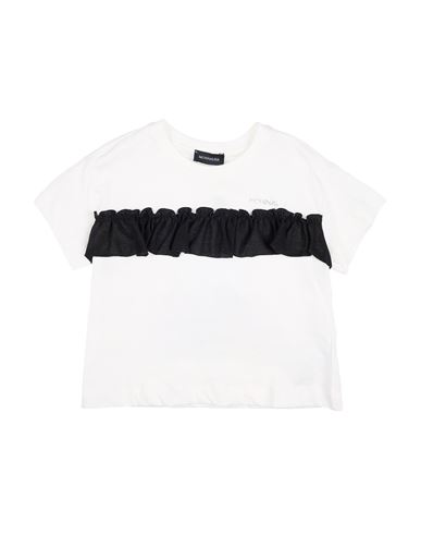 Monnalisa Toddler Girl T-shirt White Size 7 Cotton In White