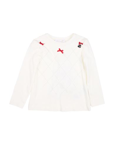 Monnalisa Toddler Girl T-shirt White Size 6 Cotton, Elastane In White