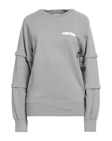 Grifoni Woman Sweatshirt Grey Size M Cotton In Gray