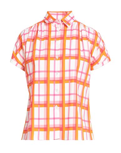 Caliban Woman Shirt Pink Size 8 Cotton, Elastane In Pink
