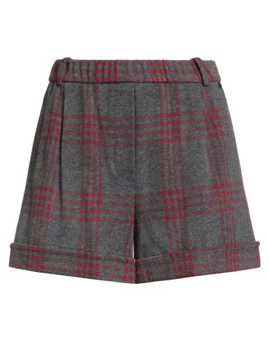 Souvenir Woman Shorts & Bermuda Shorts Lead Size S Polyester, Viscose, Elastane In Gray