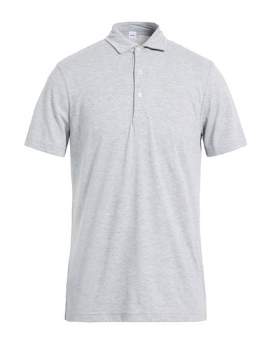 Aspesi Man Polo Shirt Light Grey Size Xl Cotton, Polyester In Gray