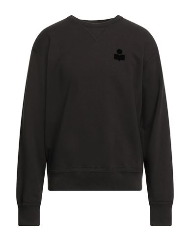Isabel Marant Man Sweatshirt Charcoal Size Xl Cotton, Polyester, Polyamide In Gray