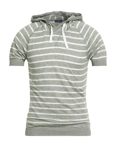 Paul & Shark Man T-shirt Sage Green Size S Linen In Multi