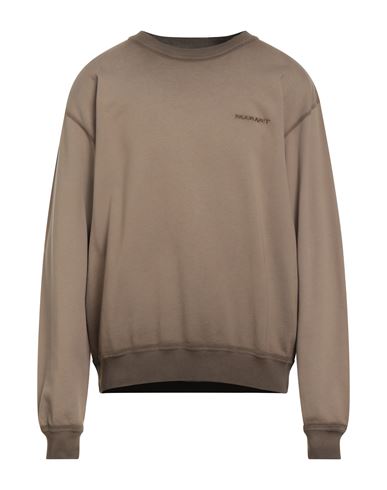 Isabel Marant Man Sweatshirt Khaki Size L Cotton, Polyester In Sand