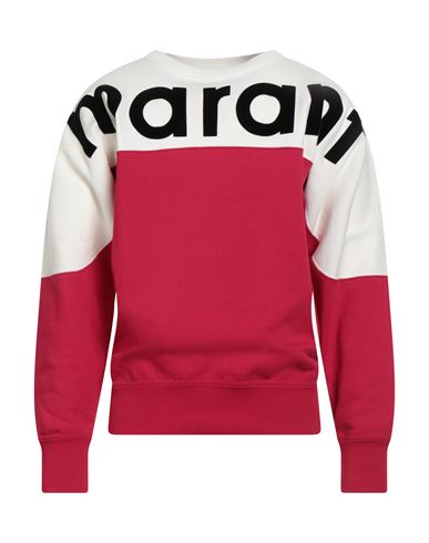Isabel Marant Howley Logo Printed Crewneck Sweatshirt In Red