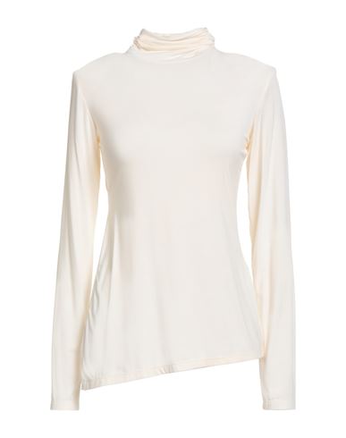 Elisabetta Franchi Woman T-shirt Ivory Size 8 Modal, Elastane In White