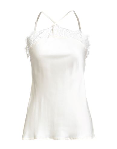 Souvenir Woman Top Ivory Size S Viscose In White