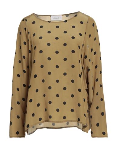 Souvenir Woman Top Military Green Size M Viscose In Brown