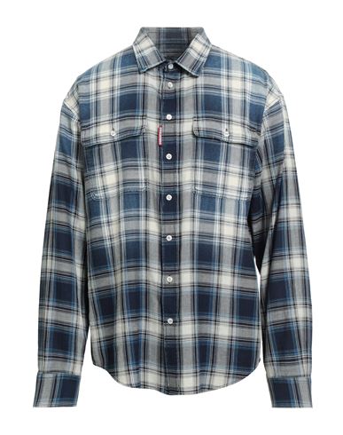 Dsquared2 Canadian Vintage Check Shirt In Blue