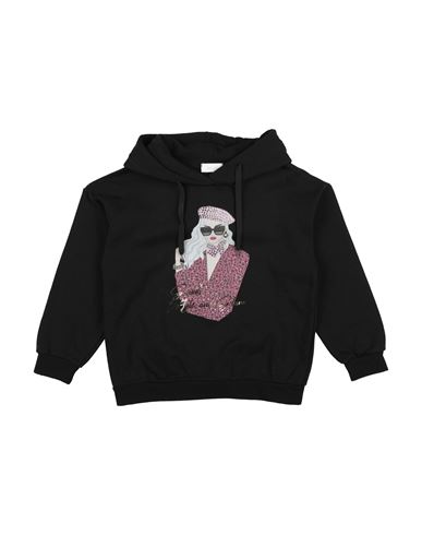 Gaudì Toddler Girl Sweatshirt Black Size 6 Cotton In Black
