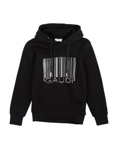 Gaudì Toddler Girl Sweatshirt Black Size 6 Cotton In Black