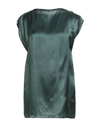 Mm6 Maison Margiela Woman Top Dark Green Size M Viscose In Green