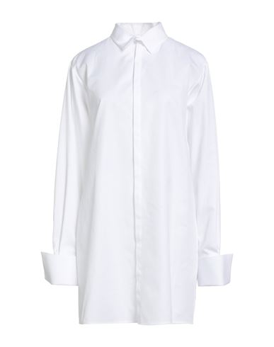 Mm6 Maison Margiela Woman Shirt White Size 10 Cotton In White