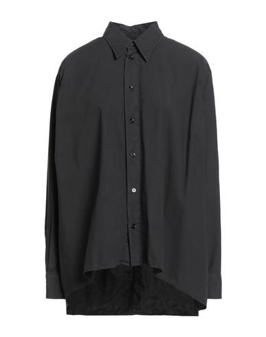 Mm6 Maison Margiela Woman Shirt Black Size 6 Cotton In Black