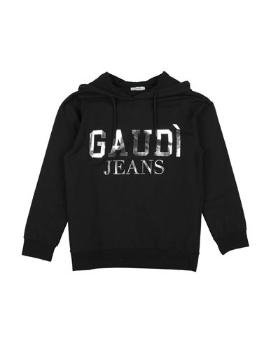 Gaudì Jeans Toddler Girl Sweatshirt Black Size 4 Cotton, Elastane In Black