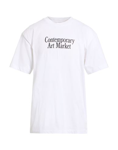 Market Man T-shirt White Size Xl Cotton In White